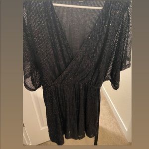 Black Sequin Dress